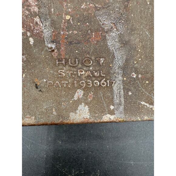 VINTAGE 1930s HUOT INDEX Drill Bit Metal Storage Box -16 bits only - Picture 6 of 8